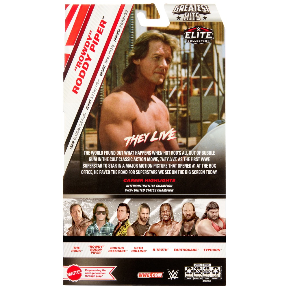 WWE Elite Series Greatest Hits 'Rowdy' Roddy Piper Actionfigur