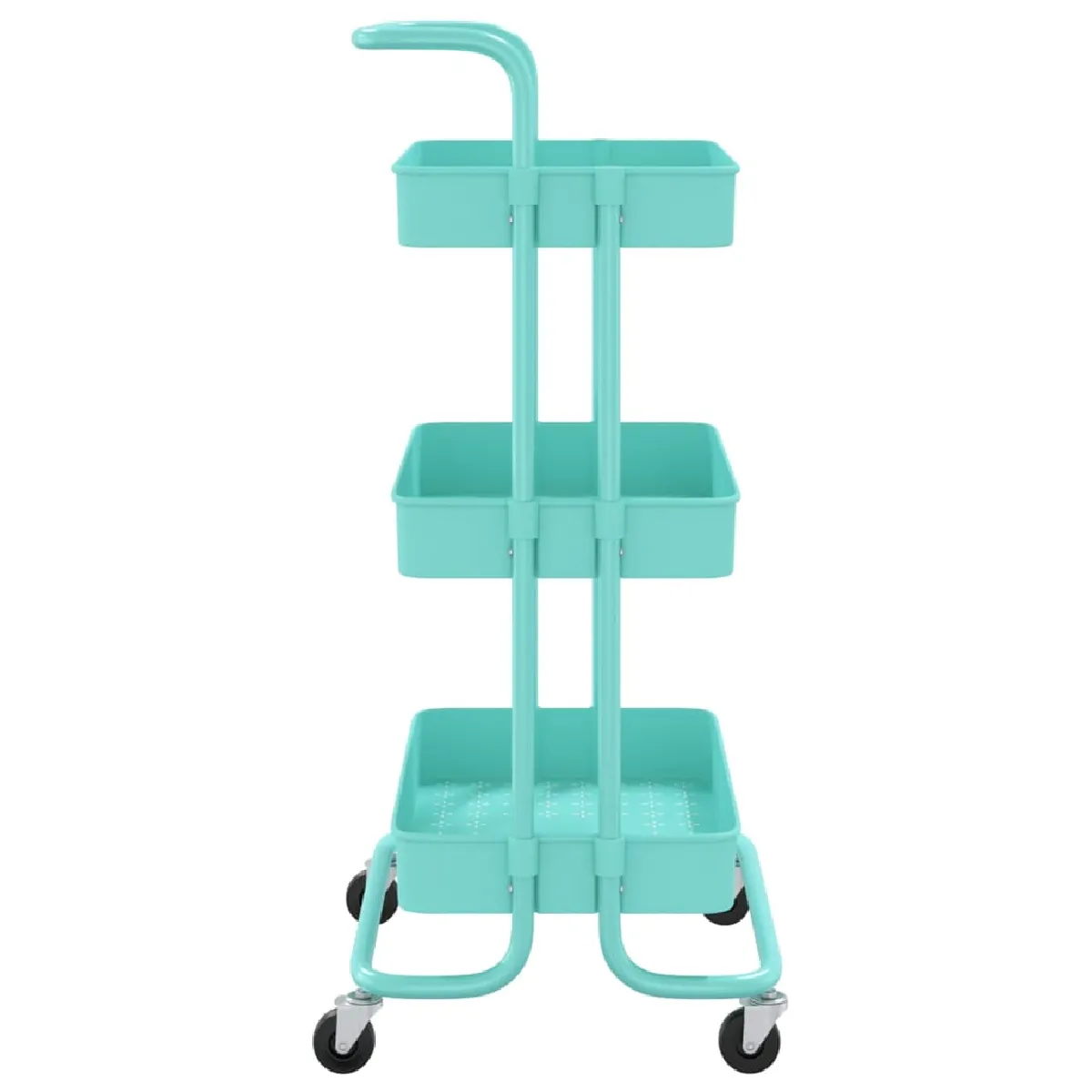 VIDAXL - Chariot de cuisine Turquoise