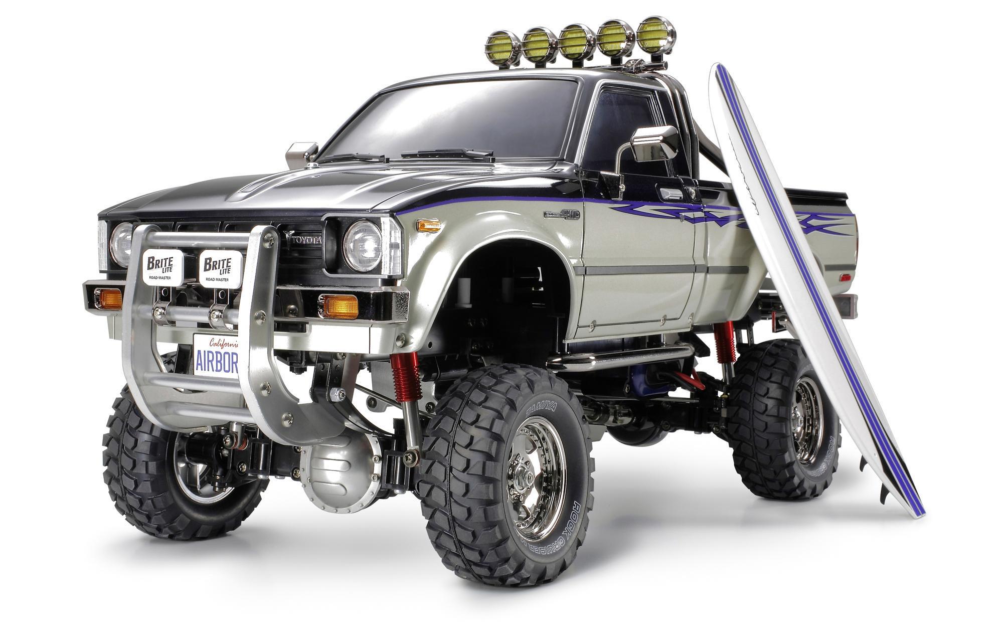 Scale Crawler Toyota Hilux High Lift Bausatz, 1:10<br>Detailgetreuer Toyota Hilux Bausatz mit 3-Gang Getriebe