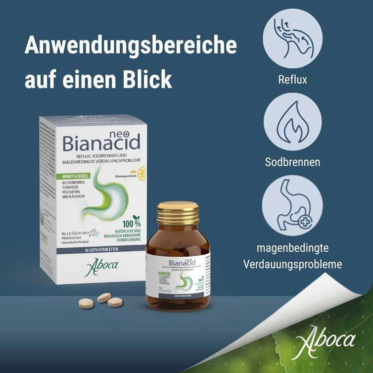Neo Bianacid Lutschtabletten Zitronengeschmack, 45 St