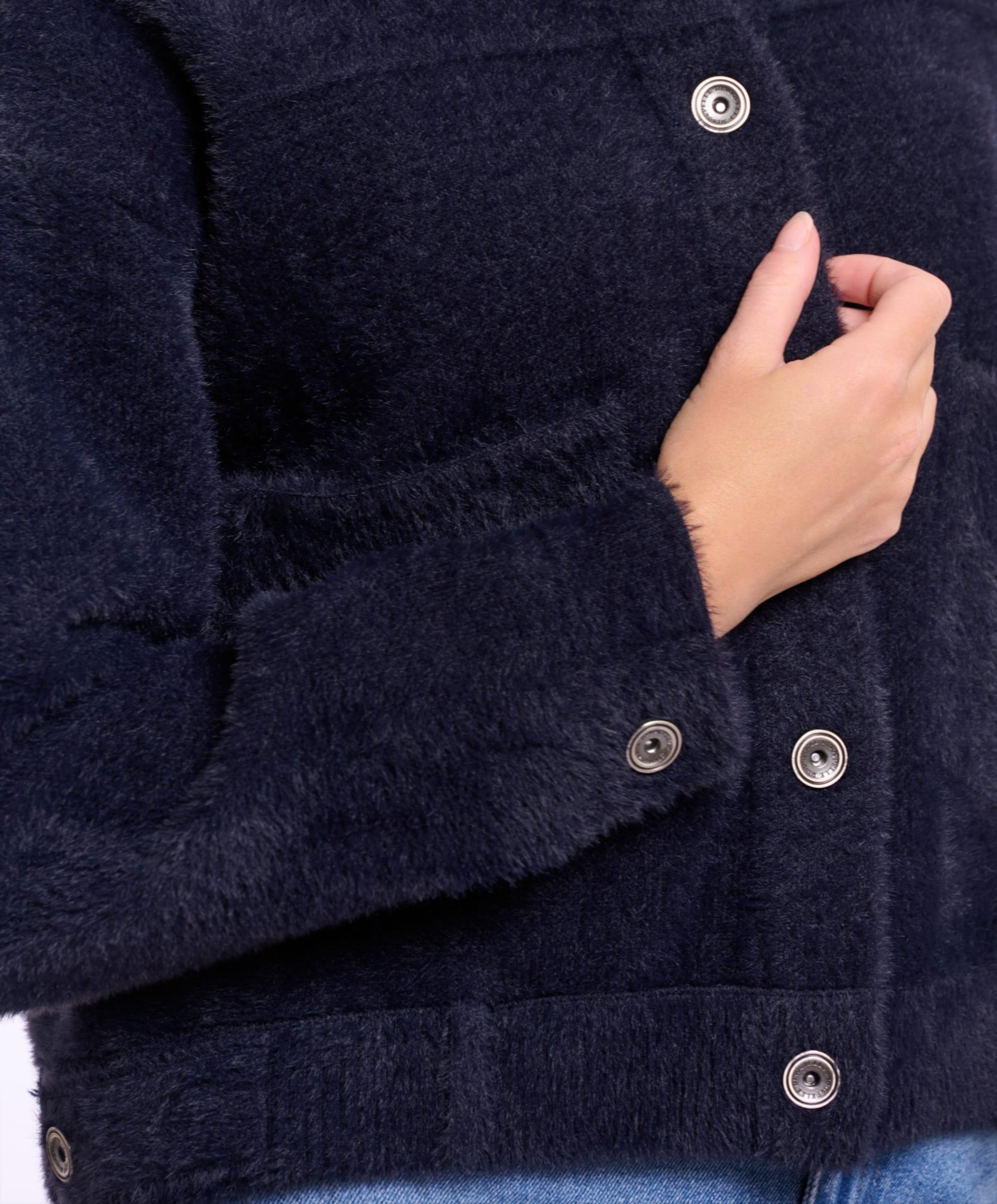 Rino & pelle Dames vest blauw