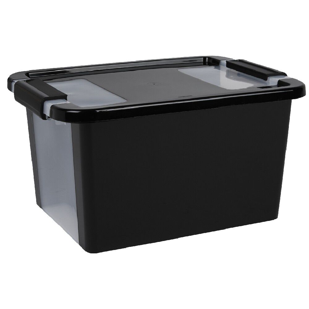 Boîte de rangement 11 L noir