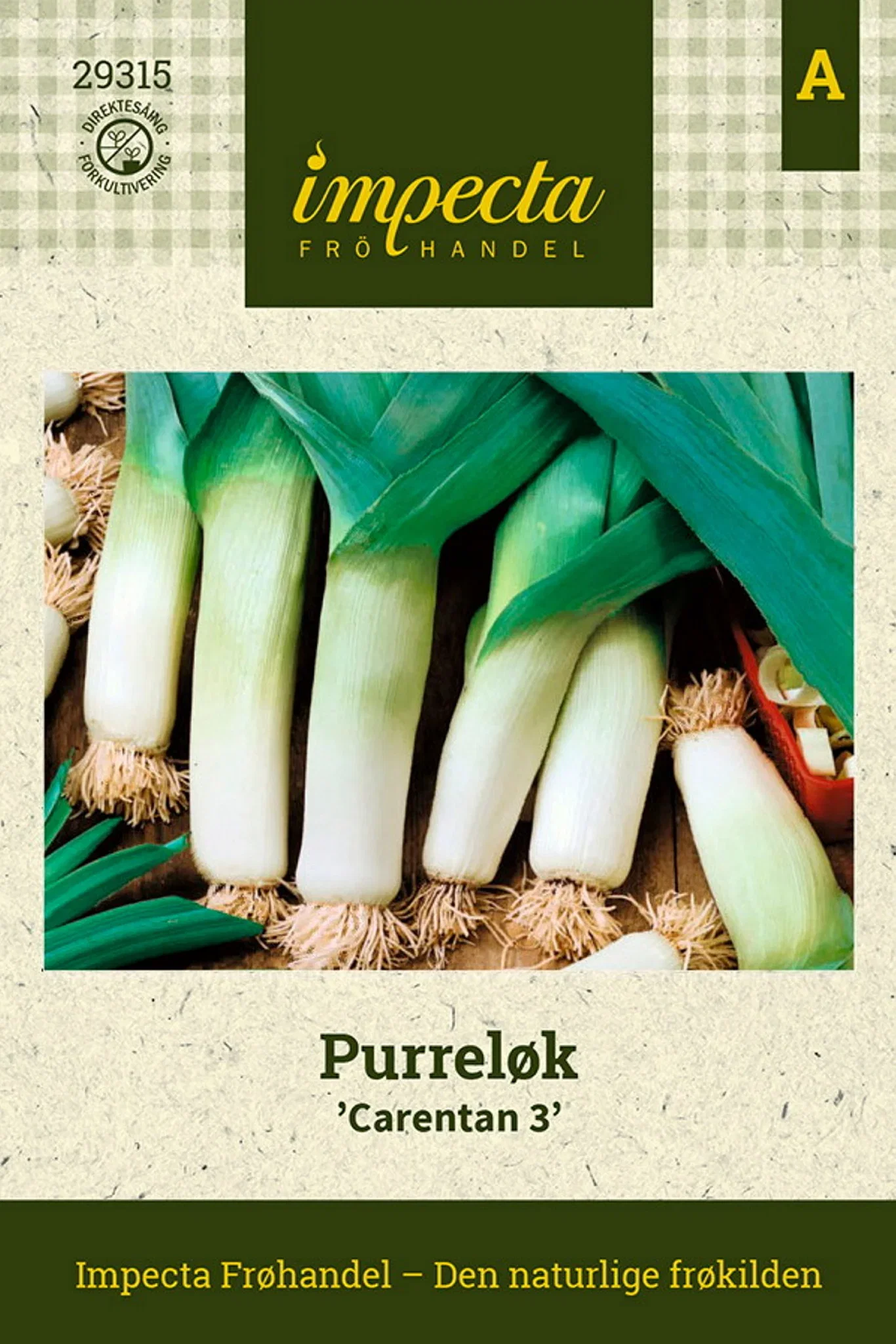 Allium ampeloprasum 'Carentan 3' Purreløk 'Carentan 3'
