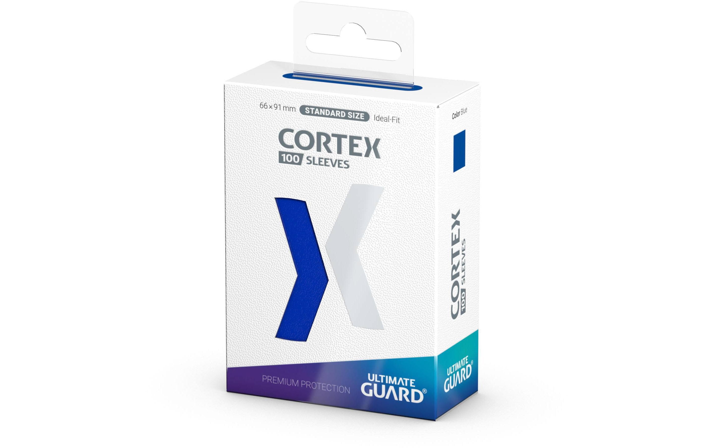 Kartenhülle Cortex Sleeves Standardgrösse Blau 100Ideal-Fit Sleeves 66 x 91 mm