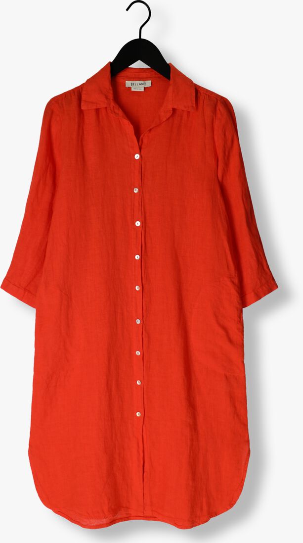 BELLAMY oranje bellamy midi jurk domi 1