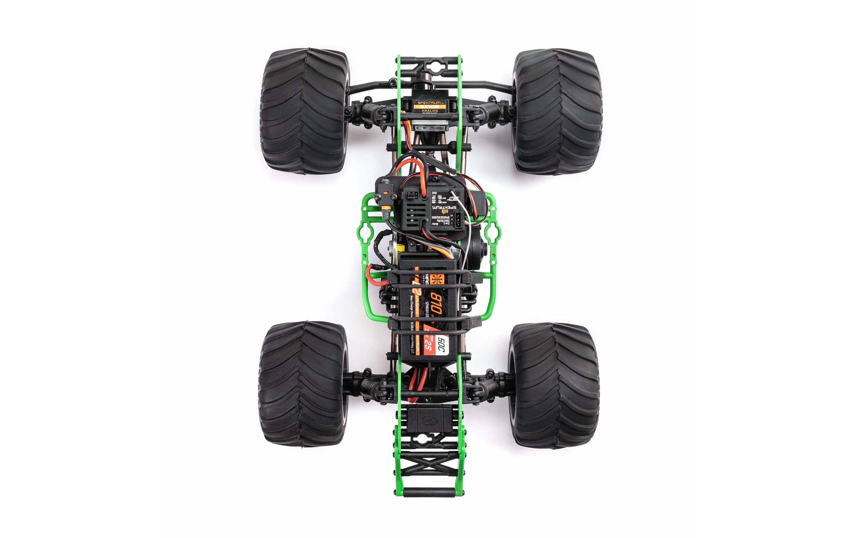 Monster Truck Mini LMT 4WD Grave Digger Grün RTR, 1:18<br>Vollwertiger Monstertruck mit Starrachsen im Mini-Format