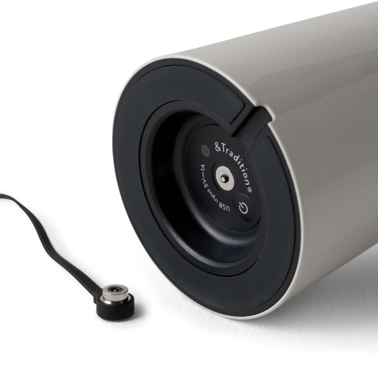&tradition Caret MF1 tafellamp LED oplaadbaar Silk Grey