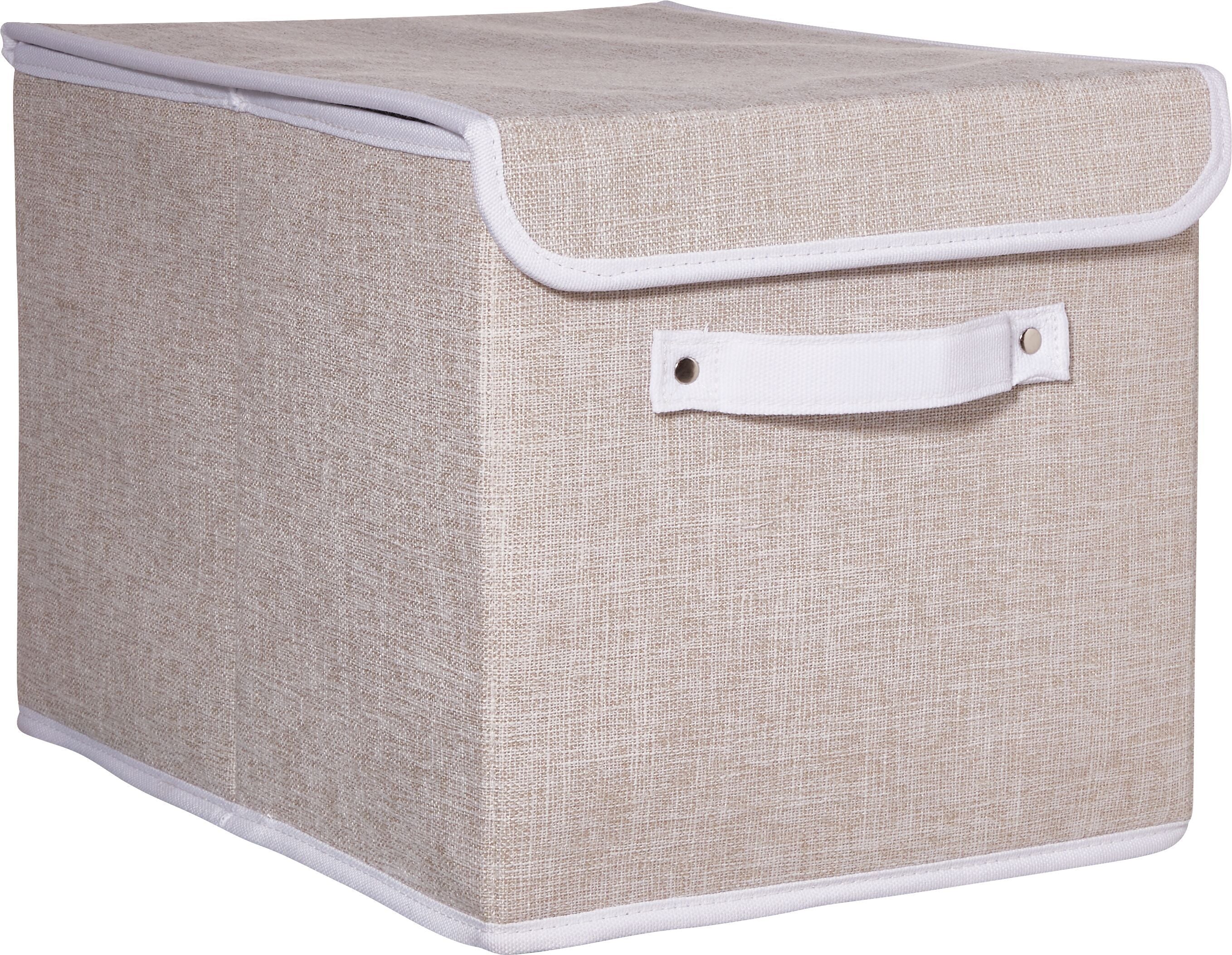 BIANCA Aufbewahrungsbox - Beige / B: 28.0 cm x T: 39.0 cm x H: 24.0 cm