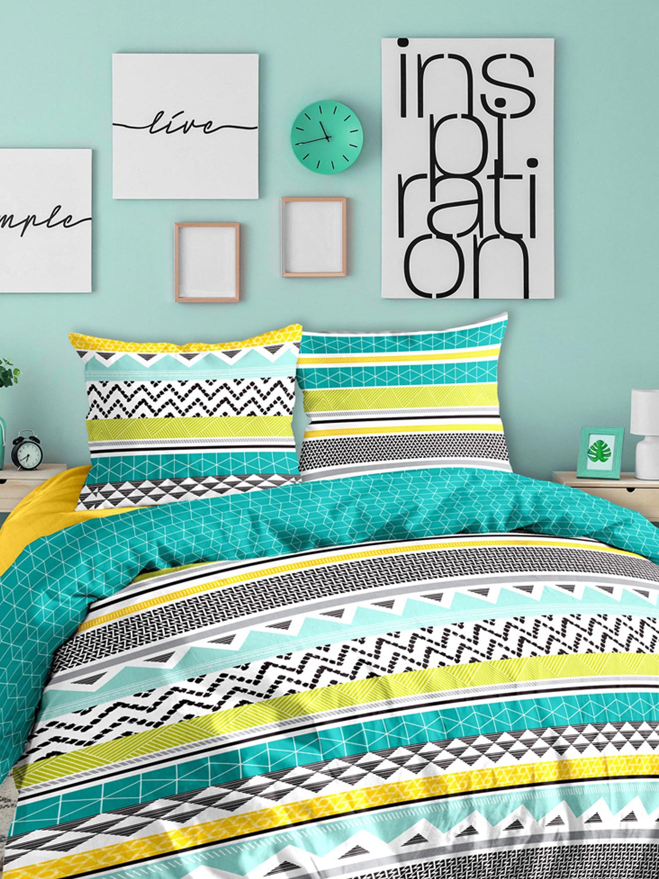Parure housse + 2 taies GRAPHICMIX