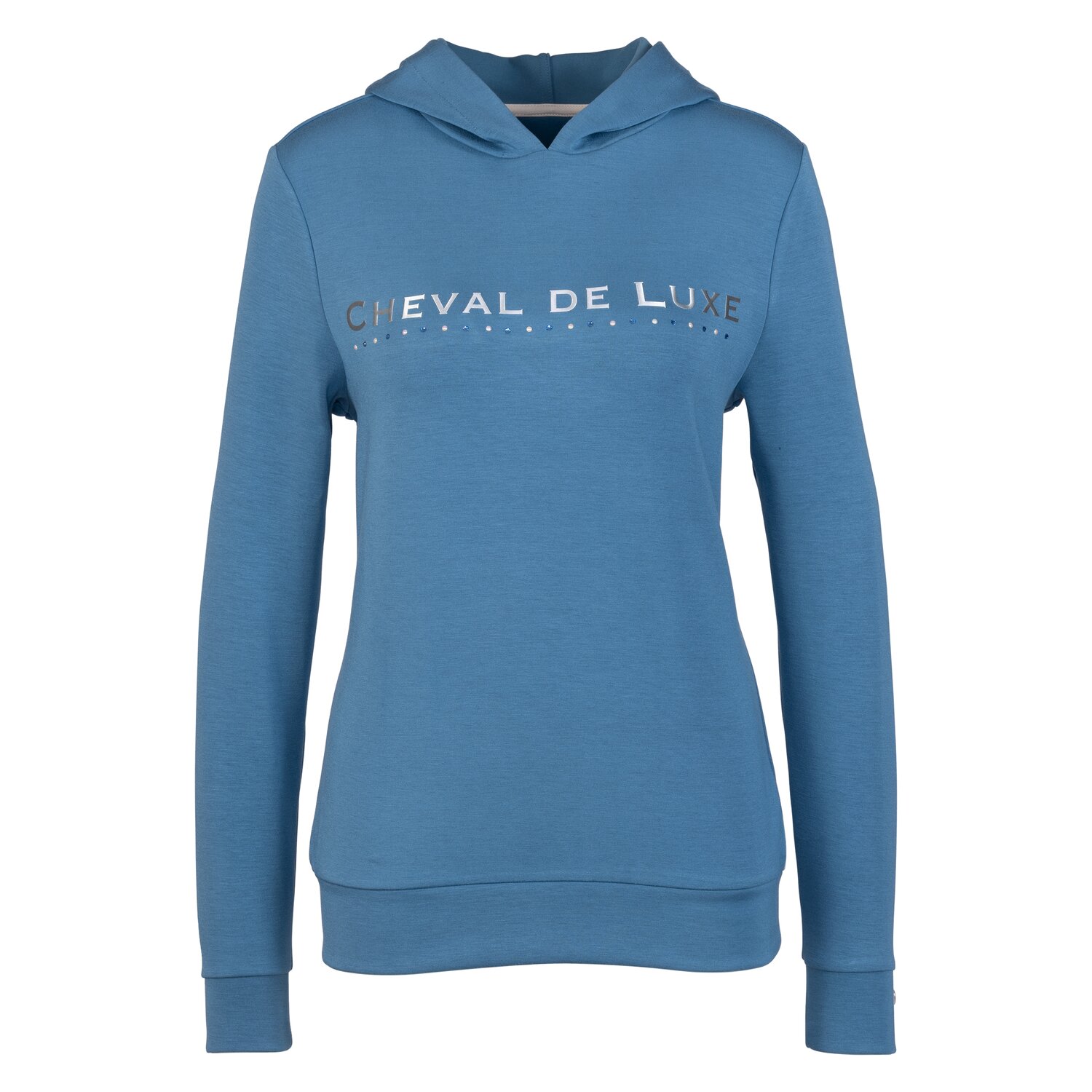 Cheval de Luxe Funktionshoodie  - steel blue