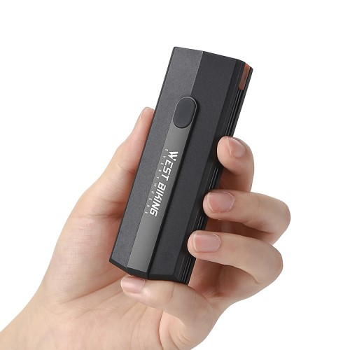 1500mAh Wiederaufladbares USB Fahrrad Licht Velo LED Warnlicht IPX4 - Hellblau