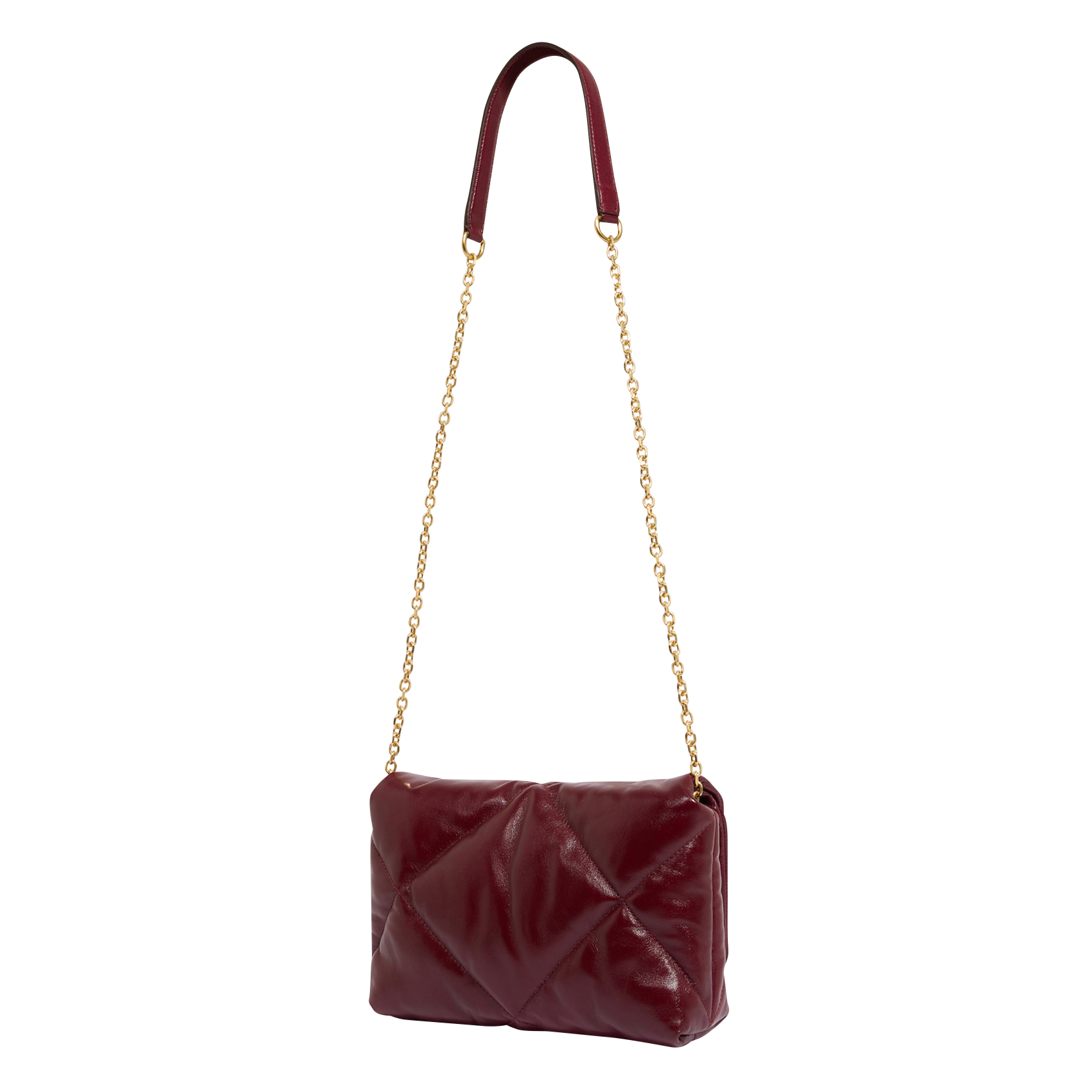 LE FANNY - Sac bandoulière en cuir matelassé | Rouge