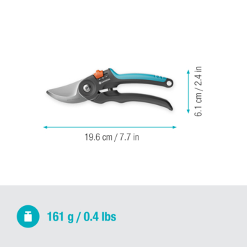 Gardena snoeischaar PremiumCut Flex - bypass - tuinsnoeischaar voor groen hout - 24 mm