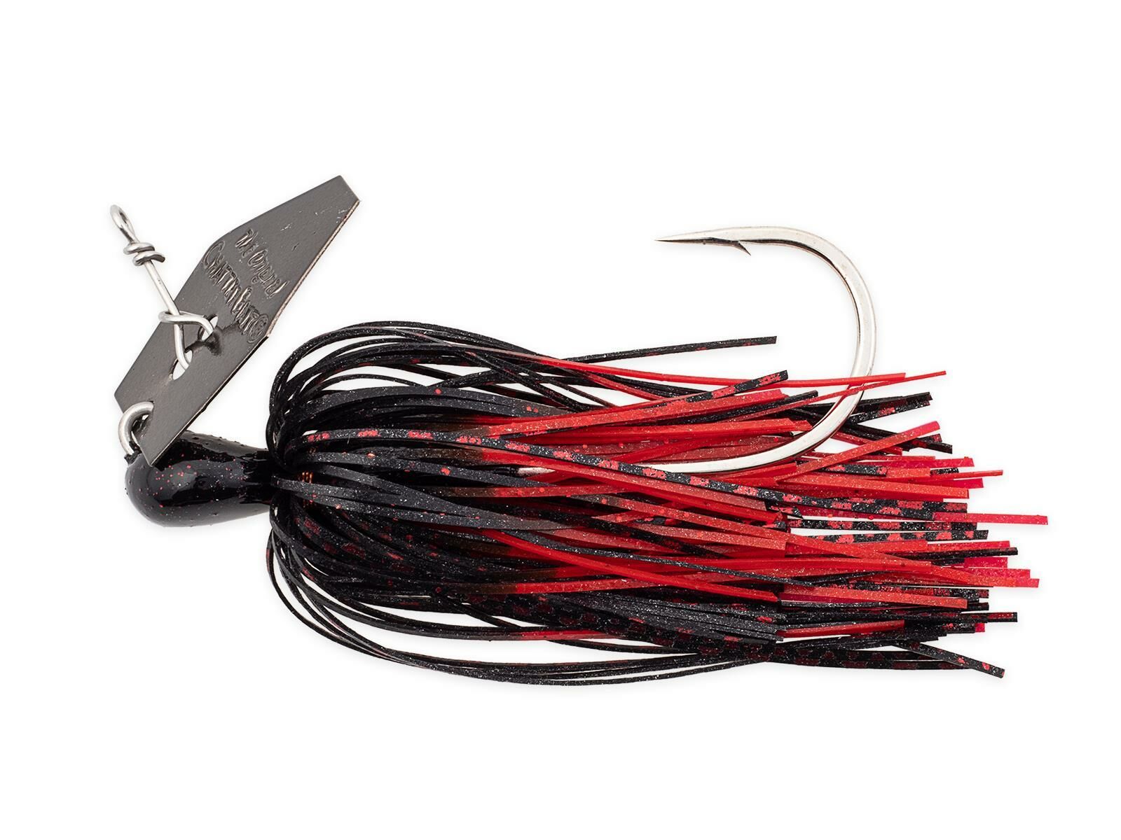 10.5g Original ChatterBait Elite - Black / Red