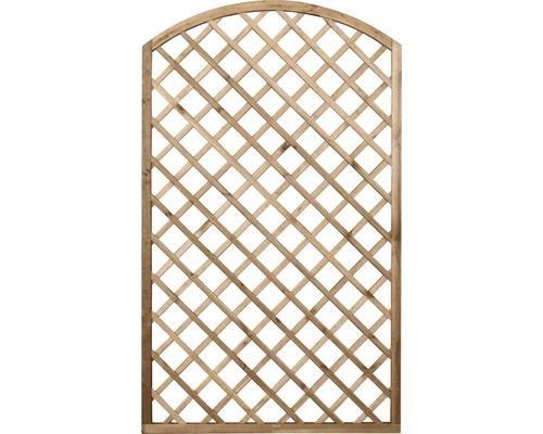 Trellis 195 x 120 cm, drukbehandeld bruin