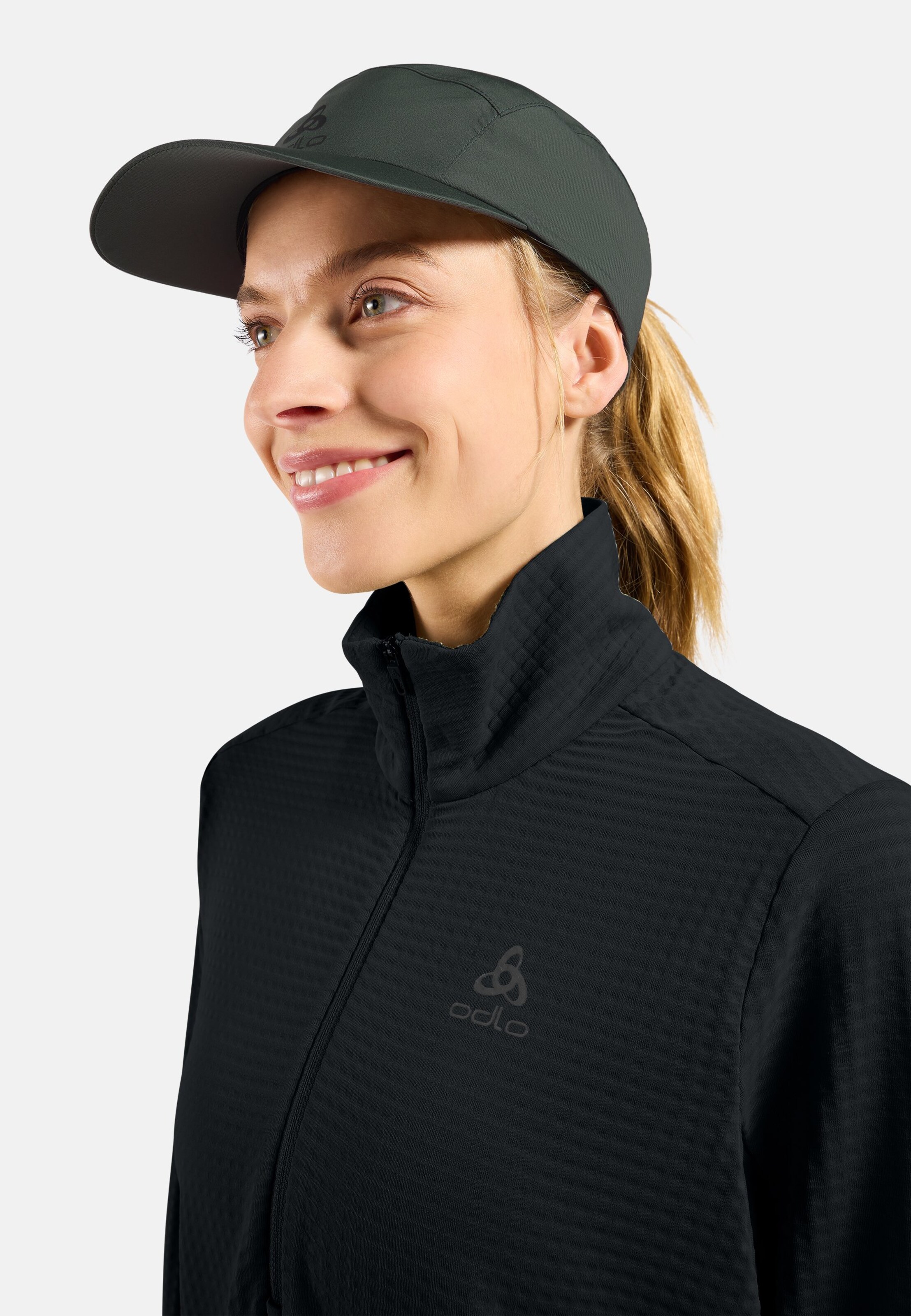 Essentials Thermal Laufshirt mit Halbreissverschluss in black