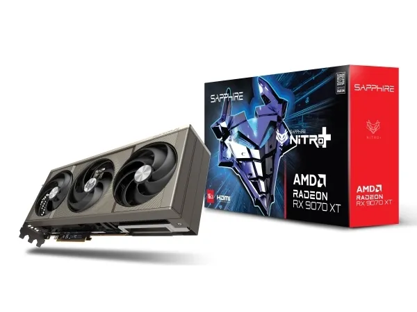 Sapphire NITRO  RX 9070 XT - Grafikkort - Radeon RX 9070 XT - 16 GB GDDR6 - PCIe 5.0 x16 - 2 x DisplayPort, 2 x HDMI