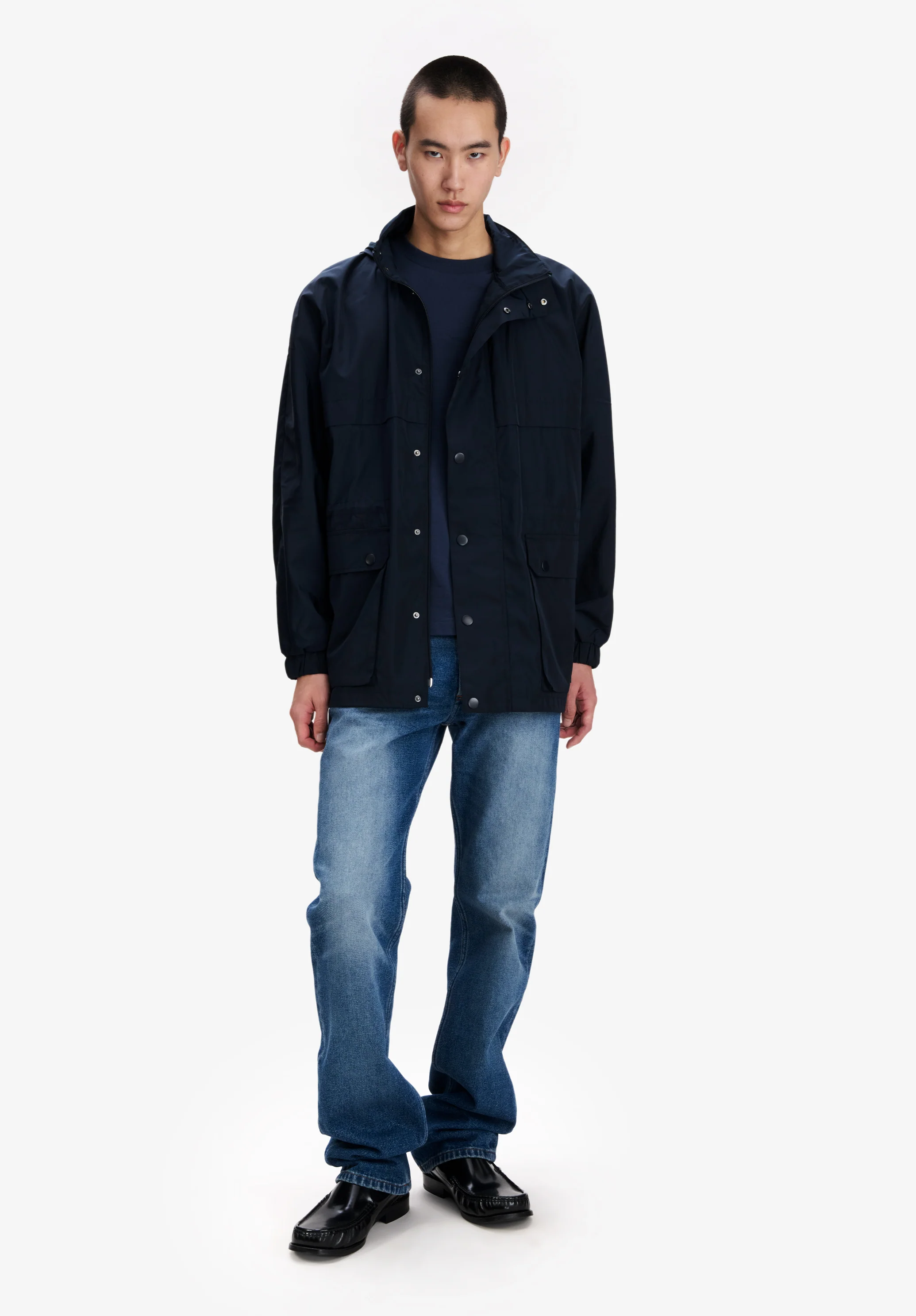 Coupe-vent bleu marine. - Dark navy