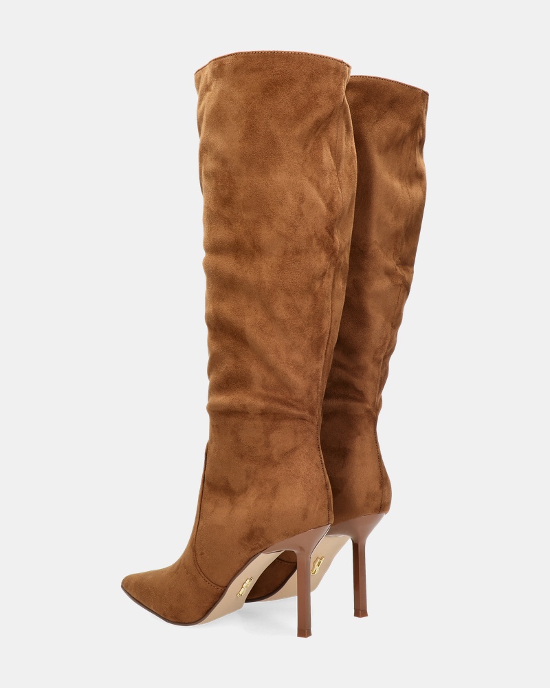 Steve Madden Intruder Hoge laarzen  - cognac