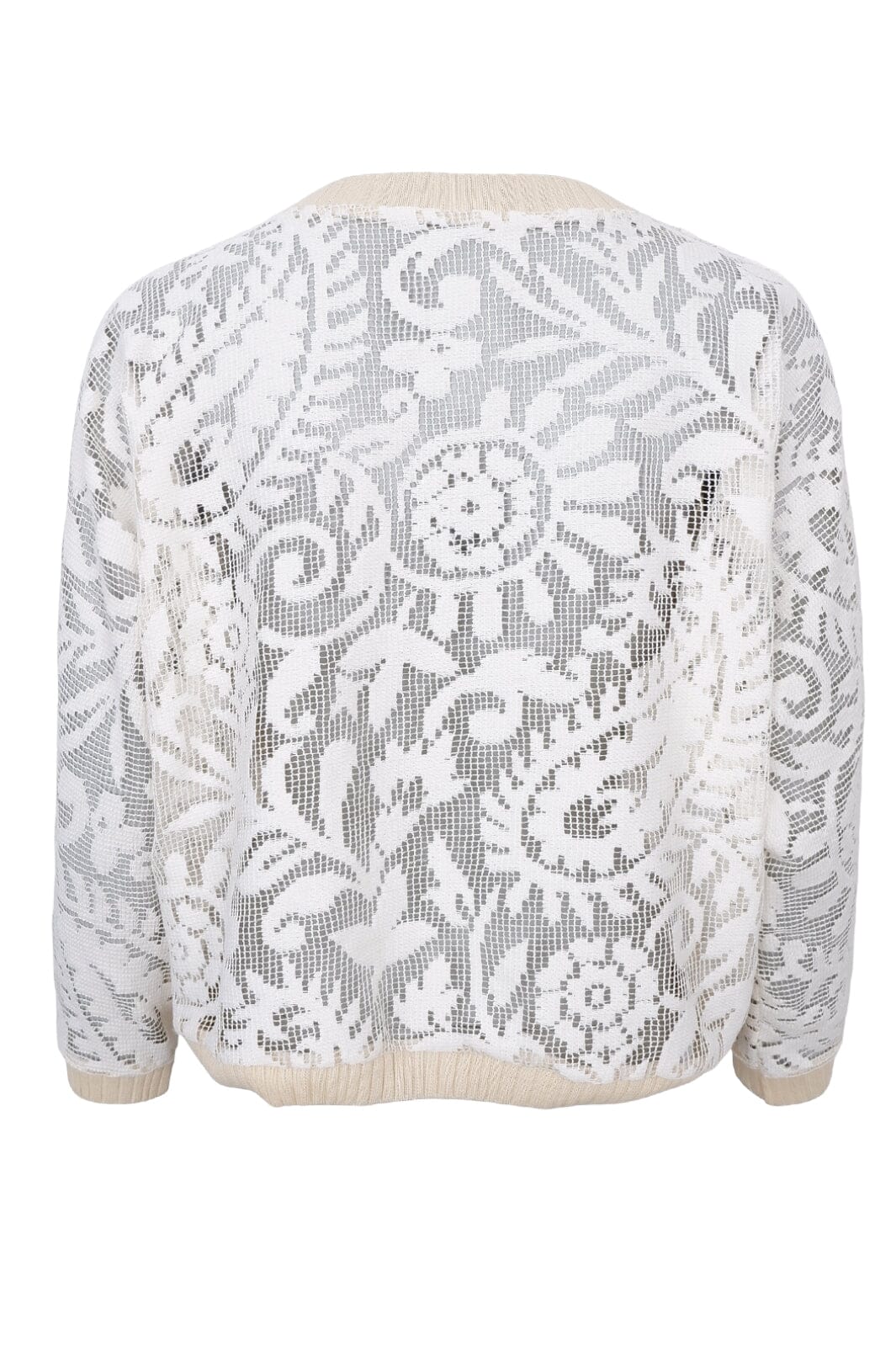 Black Colour Bcesther Lace Sweatshirt off white
