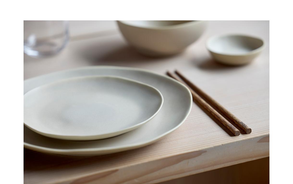 Suppen- & Pastateller Shoku Ø 21 cm, 6 Stück, BeigeEssteller-Set