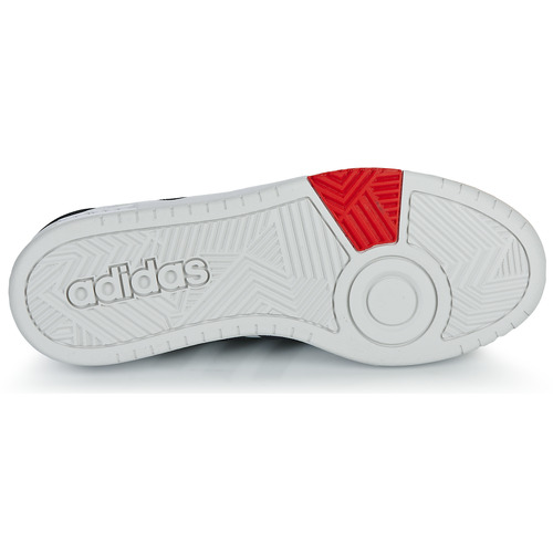 Adidas Sportswear - HOOPS 3.0 MID - Blanc / Marine / Rouge
