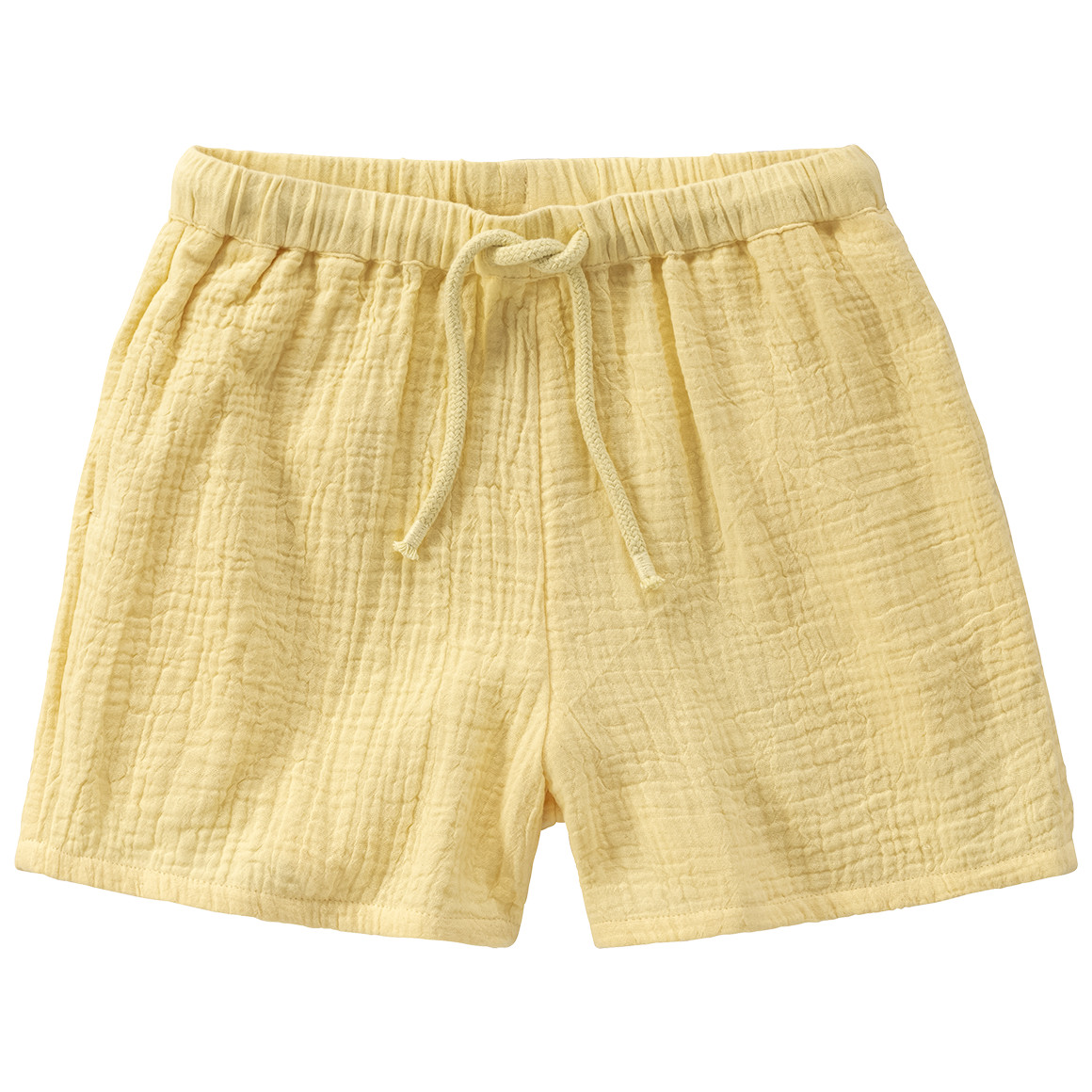 Topolino Pure Collection Mädchen Top und Shorts aus Musselin hellgelb