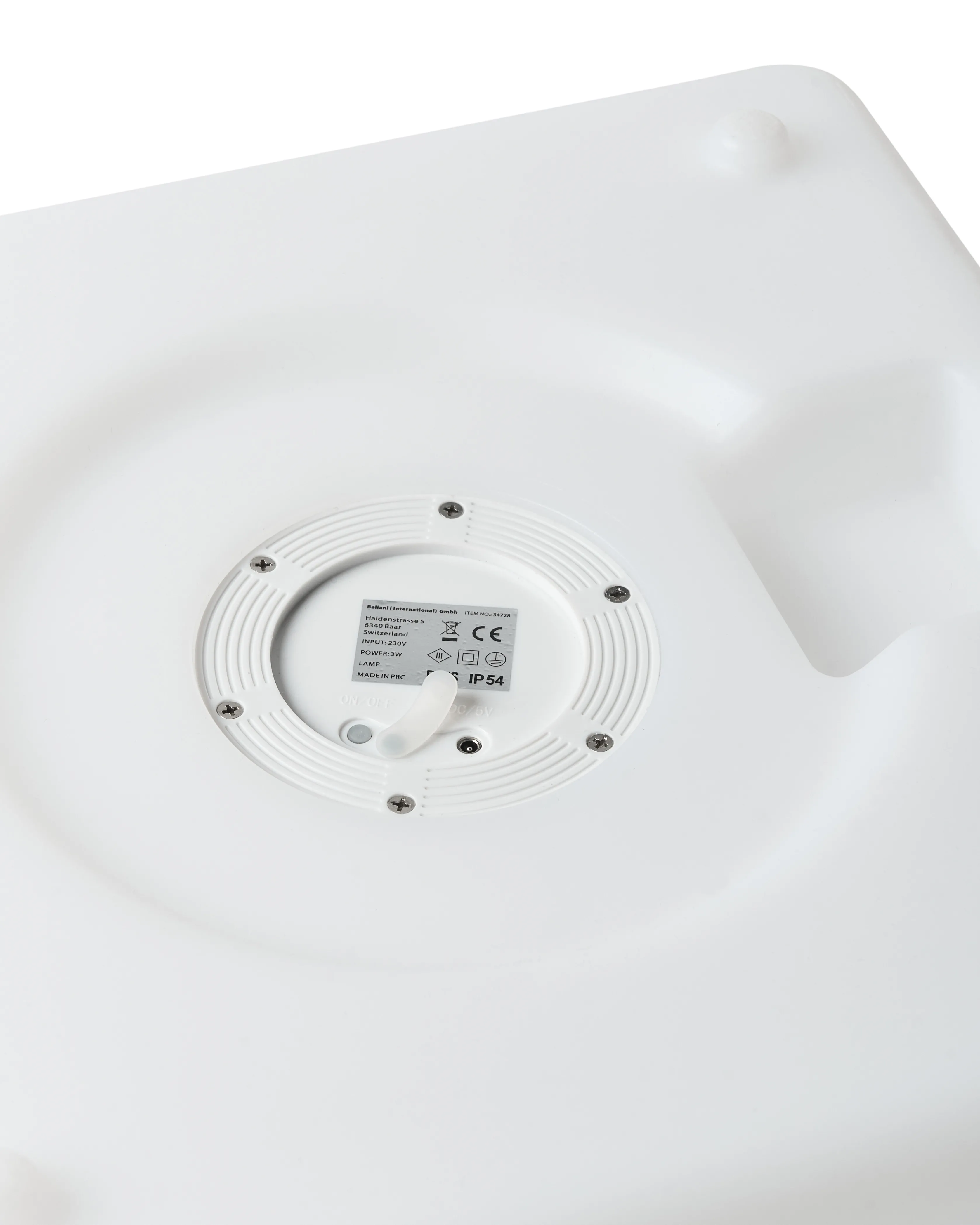 LED staande lamp voor buiten LAGARTO met afstandsbediening Wit