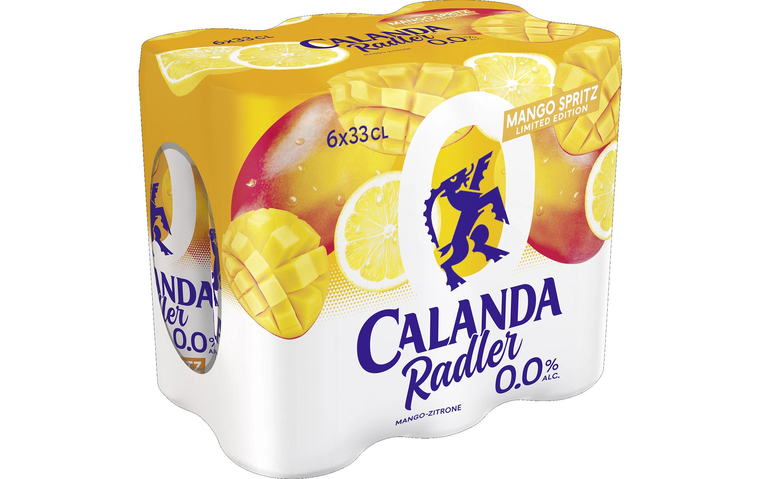 Radler Mango alkoholfrei 6 x 0.33 lErfrischend fruchtiges Bier ohne Alkohol