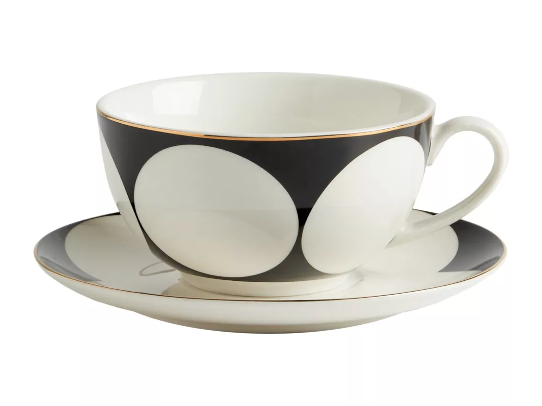 Tasse Avec Soucoupe Genesis Moyen Multicolore 7 x 15