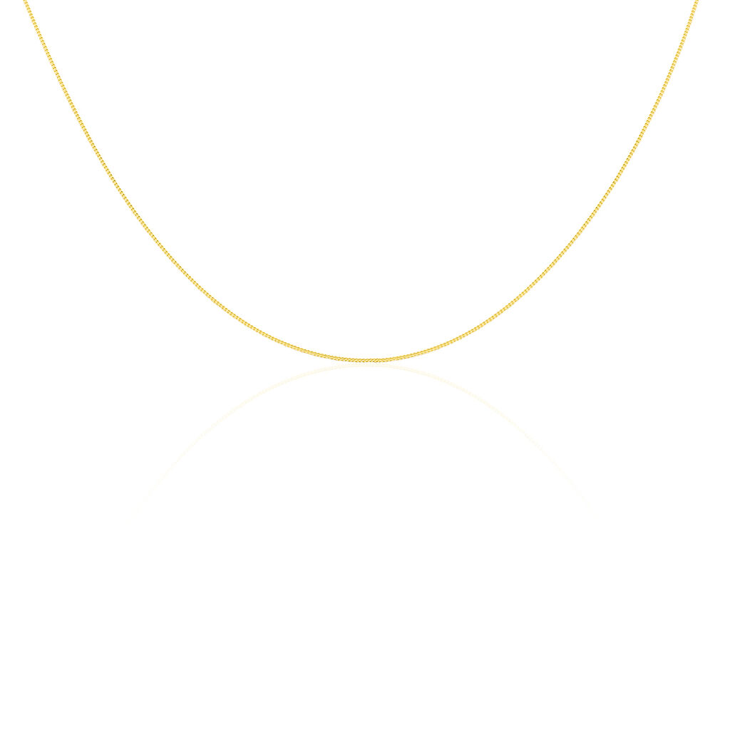 Chaîne Iris Maille Gourmette Or Jaune