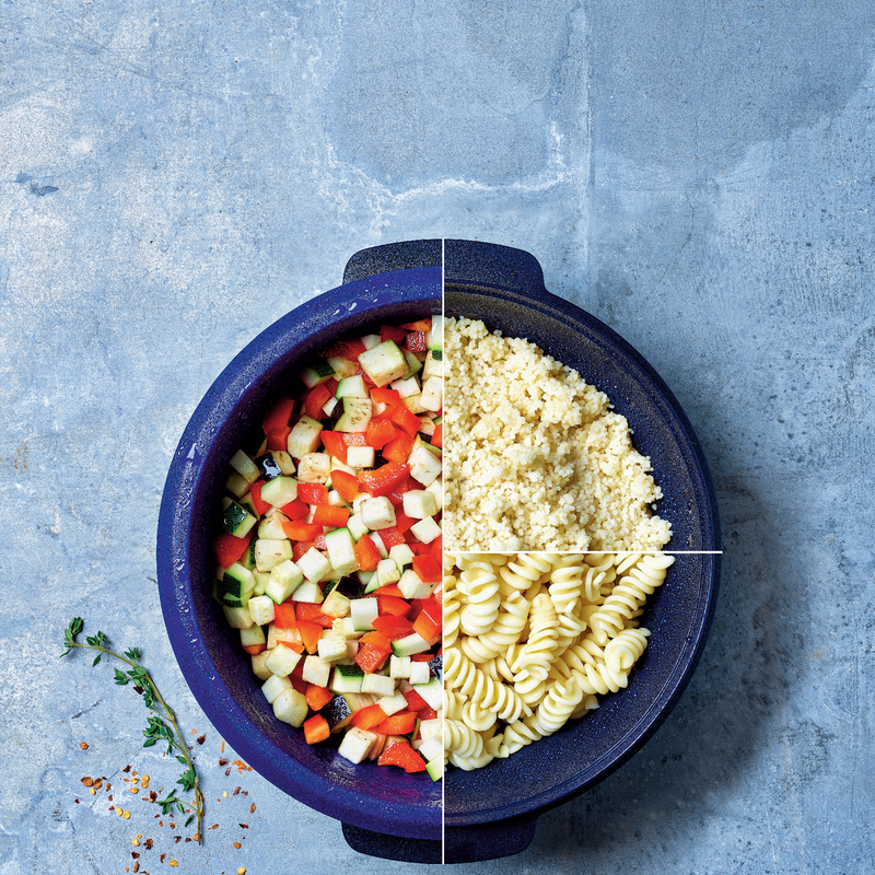 Micro-CombiGourmet 3 l Das Multitalent für die Mikrowelle: Reiskocher, Pasta-Maker, Dampfgarer & Kochtopf