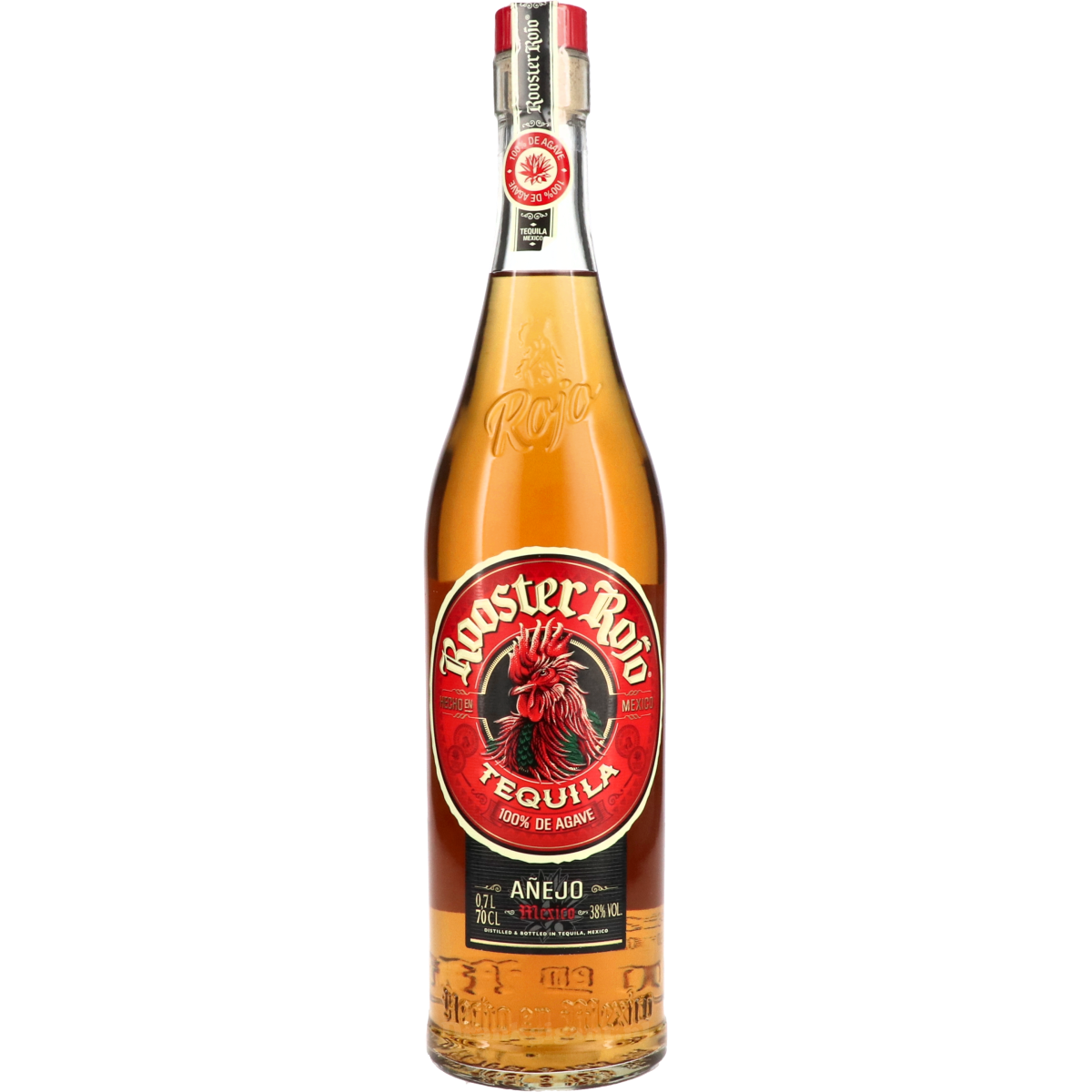 Rooster Rojo Tequila Anejo 70 cl