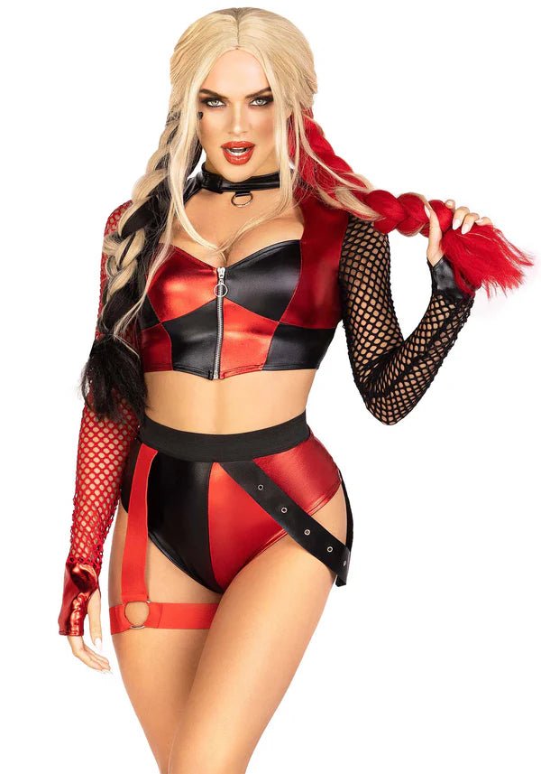 Harley Quinn Kostuum Dames Leg Avenue