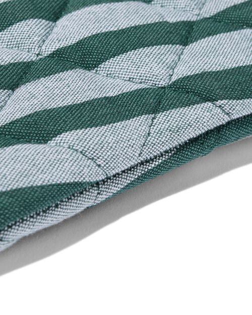 gant de cuisine en chambray rayé