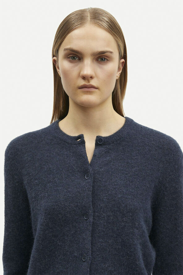 Samsøe Samsøe Nor short cardigan 7355 Outer space