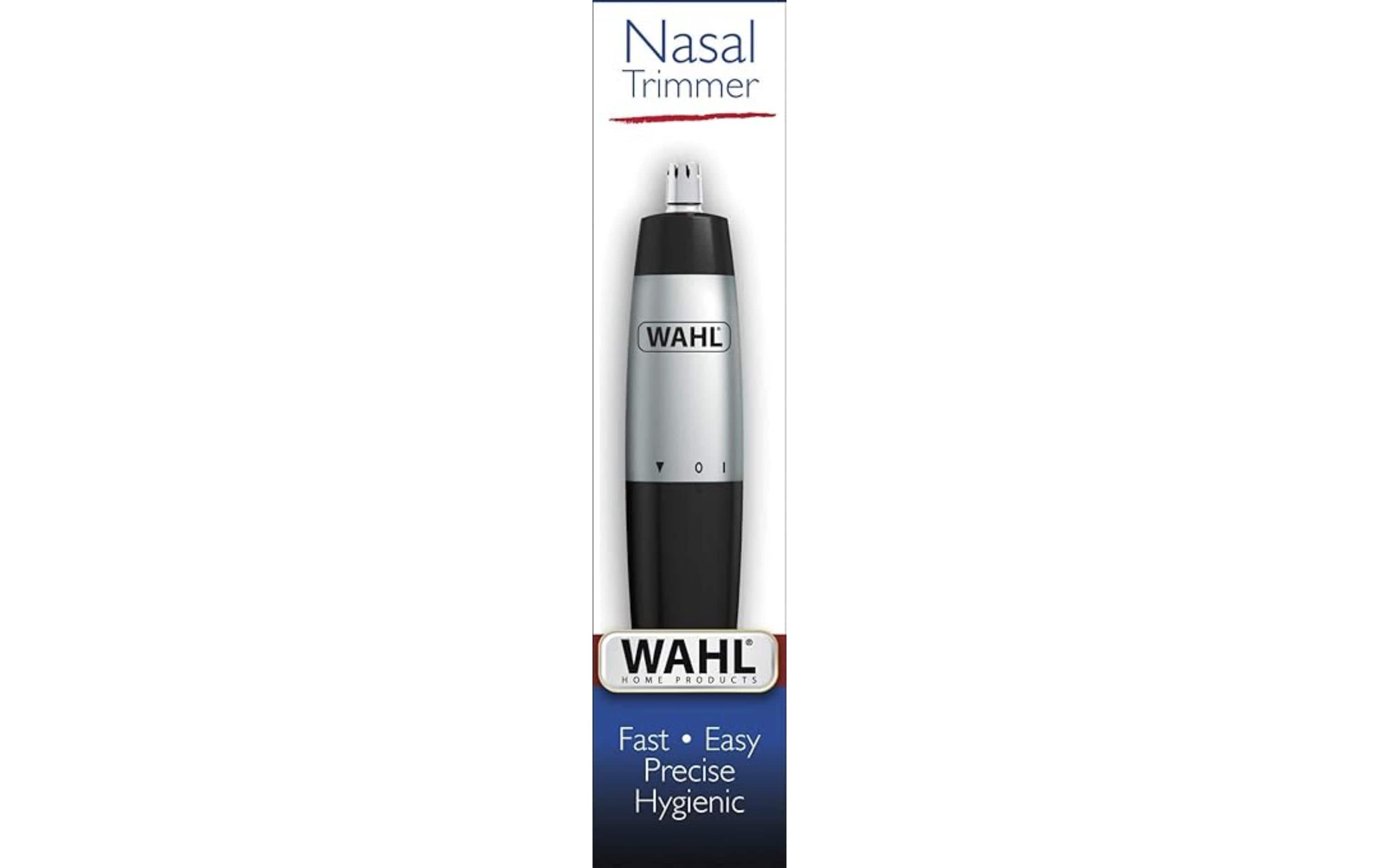 Nasen- & Ohrhaarschneider Silber/SchwarzPräzisionstrimmer für Nasen- und Ohrenhaar