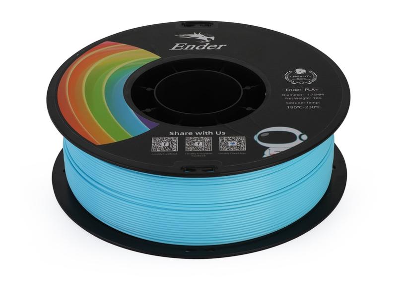 Creality Filament PLA  Blau, 1.75 mm, 1 kg Hochwertiges PLA  Filament für 3D-Drucker