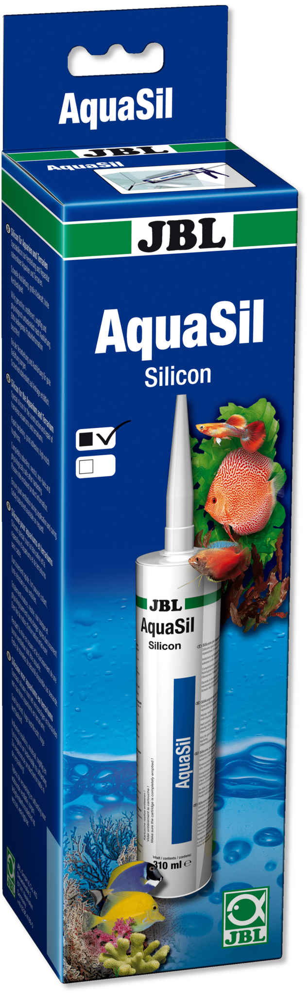 JBL AquaSil Zwart 310ml