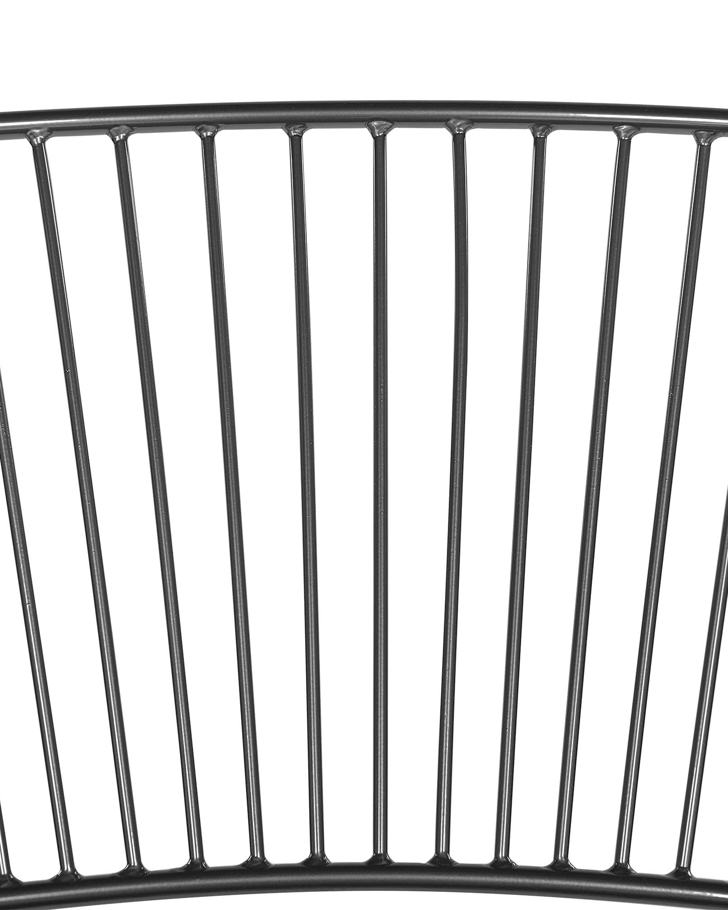 Set van 2 eetkamerstoelen RIGBY Metaal Zwart