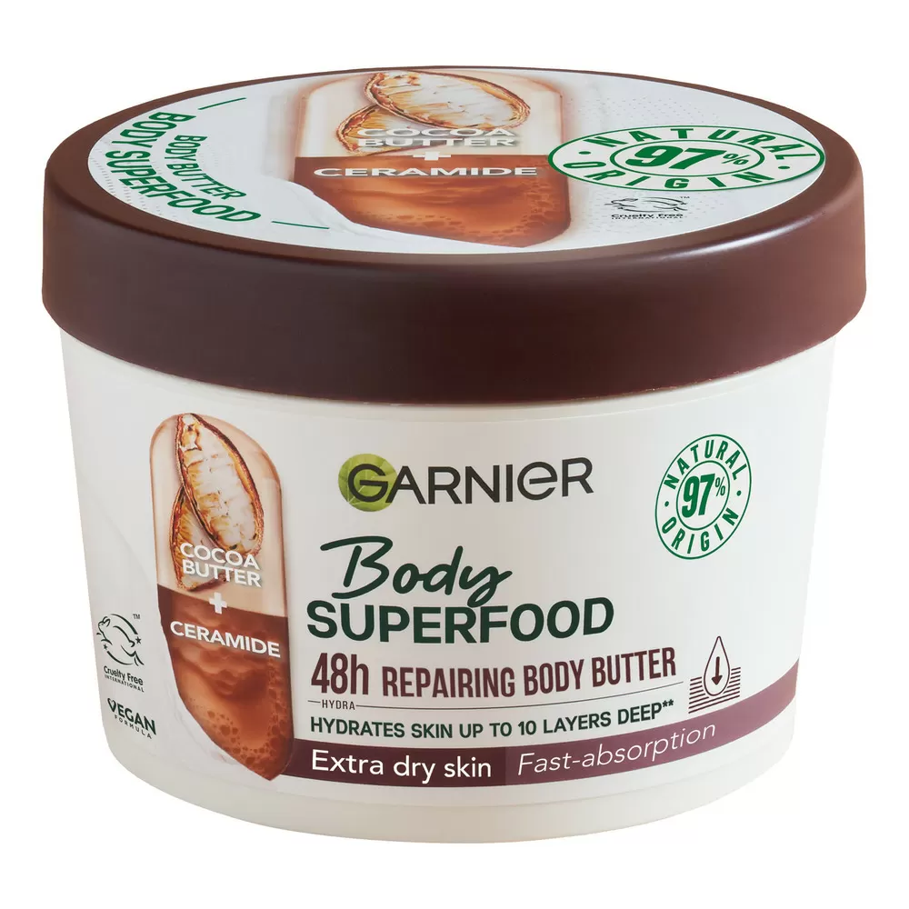 Garnier Body Superfood Cocoa Body Butter - 380 ml.