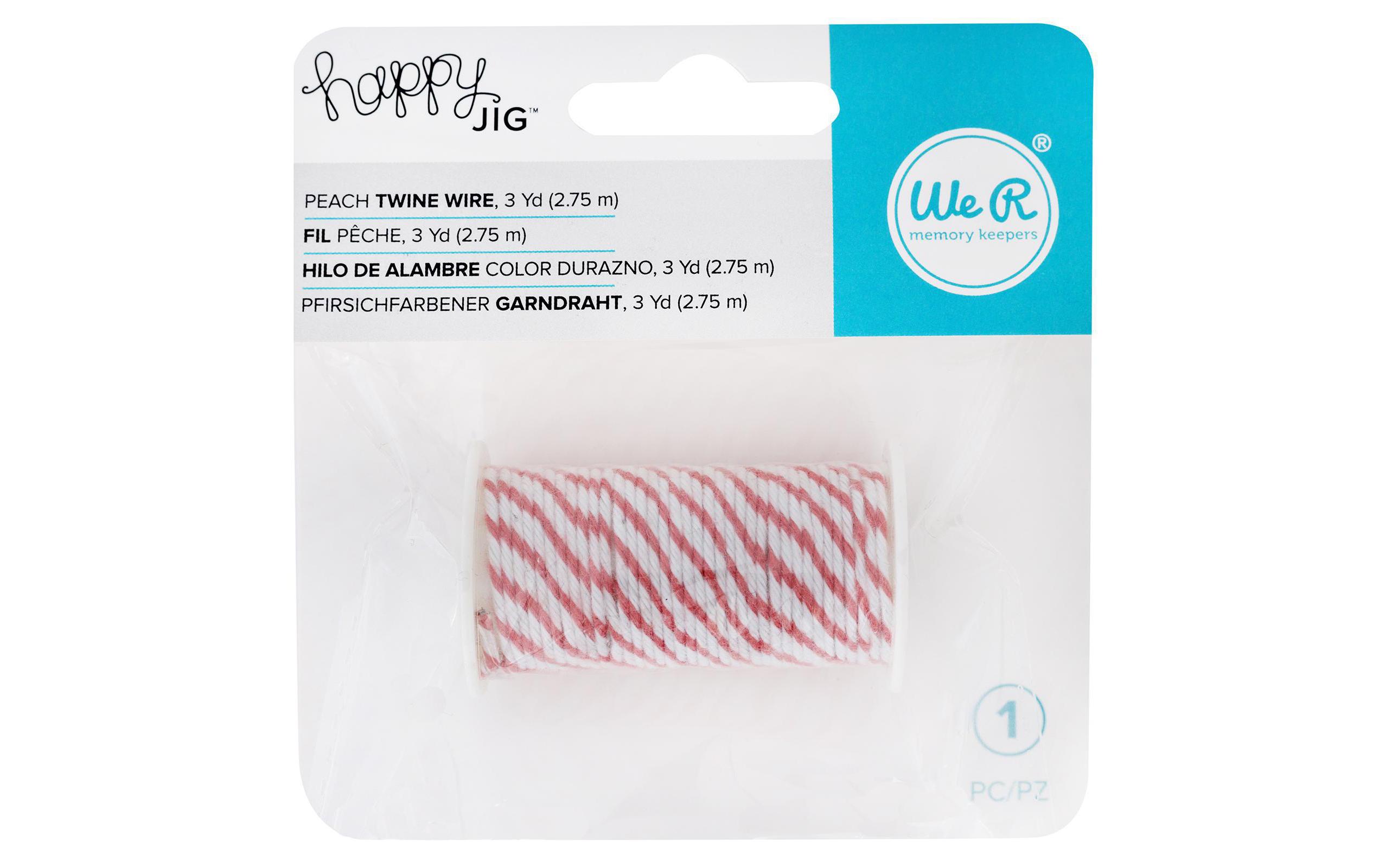 Garndraht Baker's Twine Wire Garndraht, Pfirsich – WeissFür einzigartige Drahtkreationen