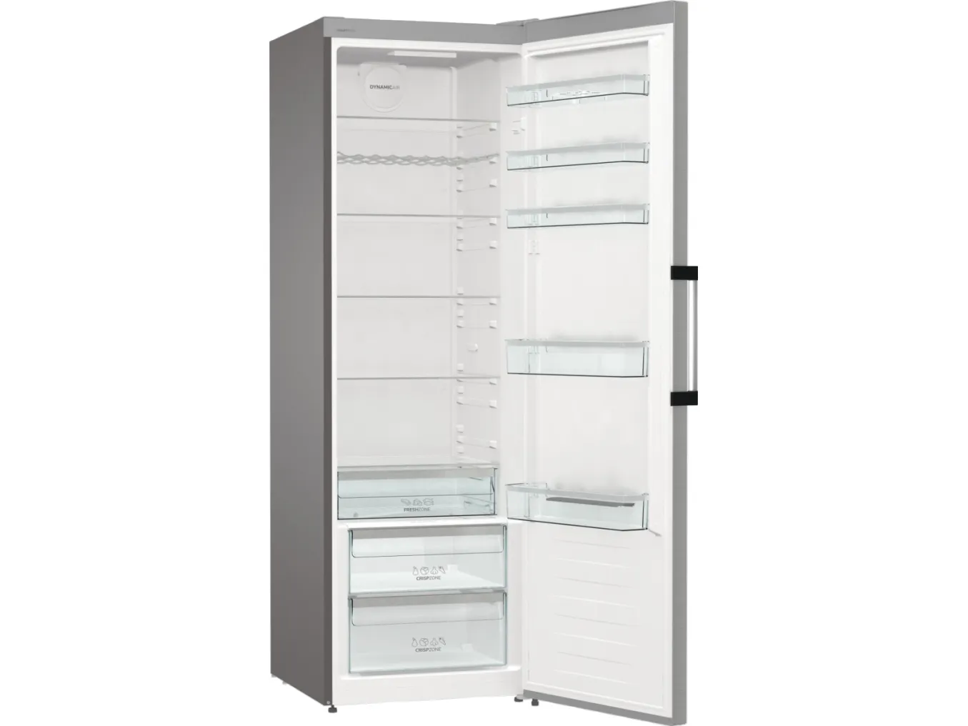 Gorenje Advanced R619EAXL6 - Køleskab - niche - bredde: 60 cm - 398 liter - Klasse E - rustfrit stål