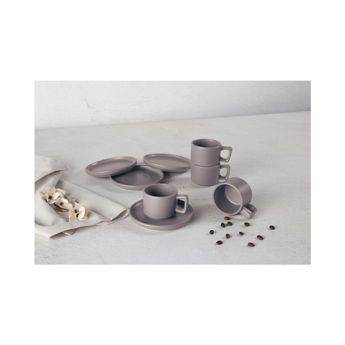 Berlinger Haus Espressotassen-Set Taupe Collection