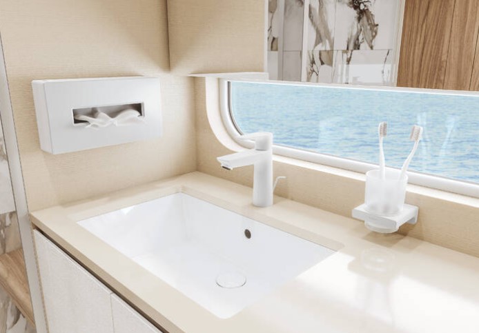 Hansgrohe AddStoris box voor make-up doekjes wit mat