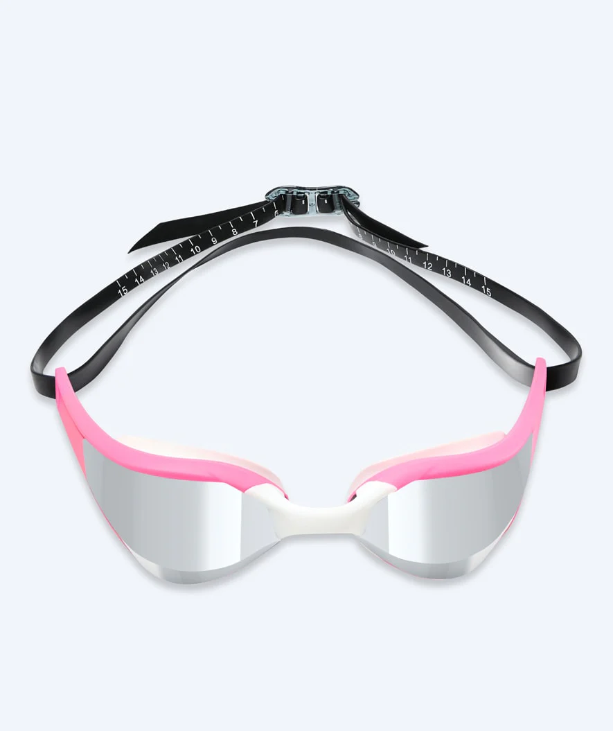 Watery svømmebriller - Instinct Elite Mirror - Pink/sølv