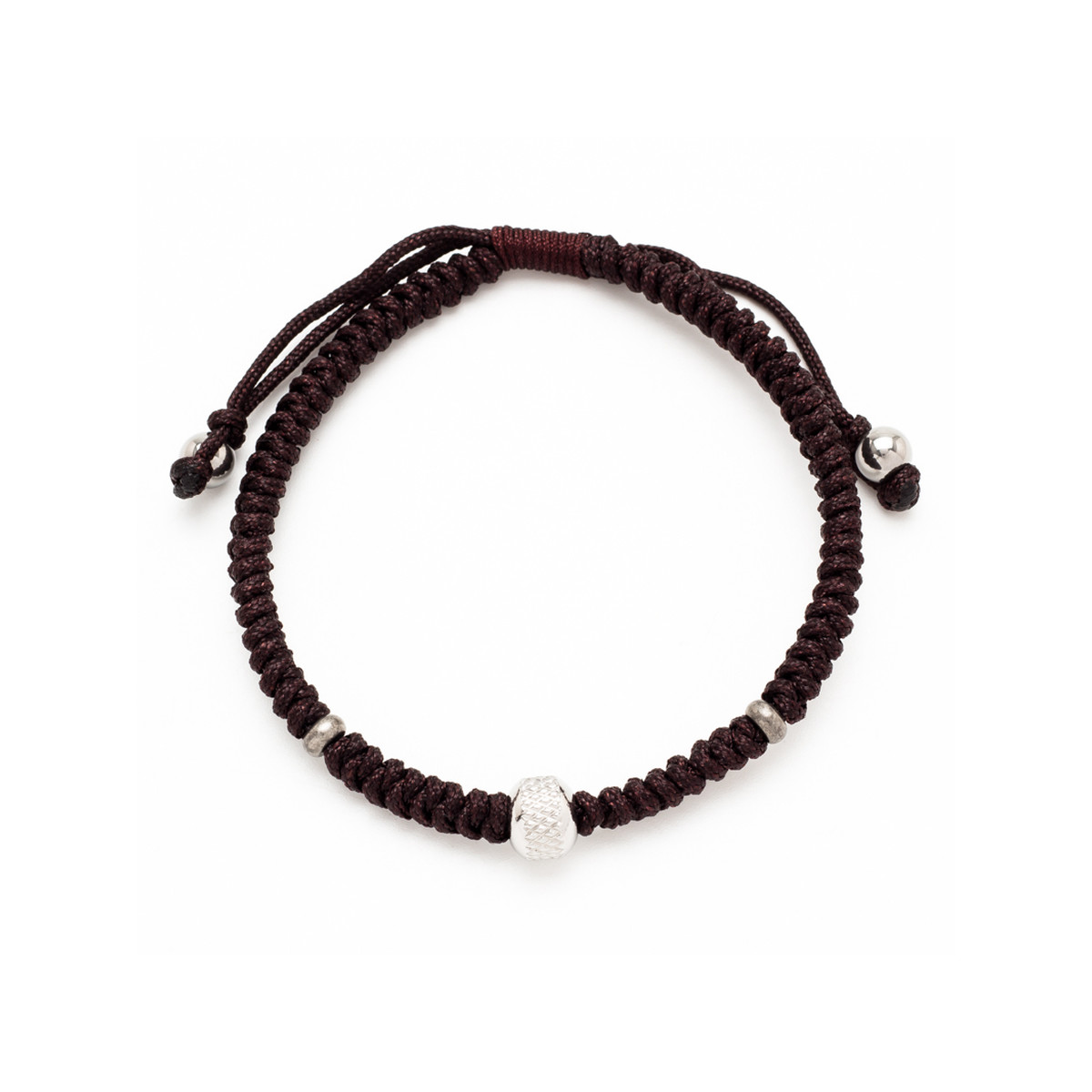 Bracelet cordon marron