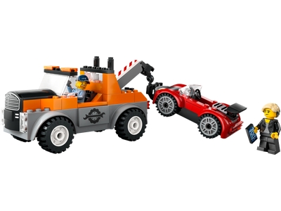 LEGO Sleepwagen en sportautoreparatie (60435)