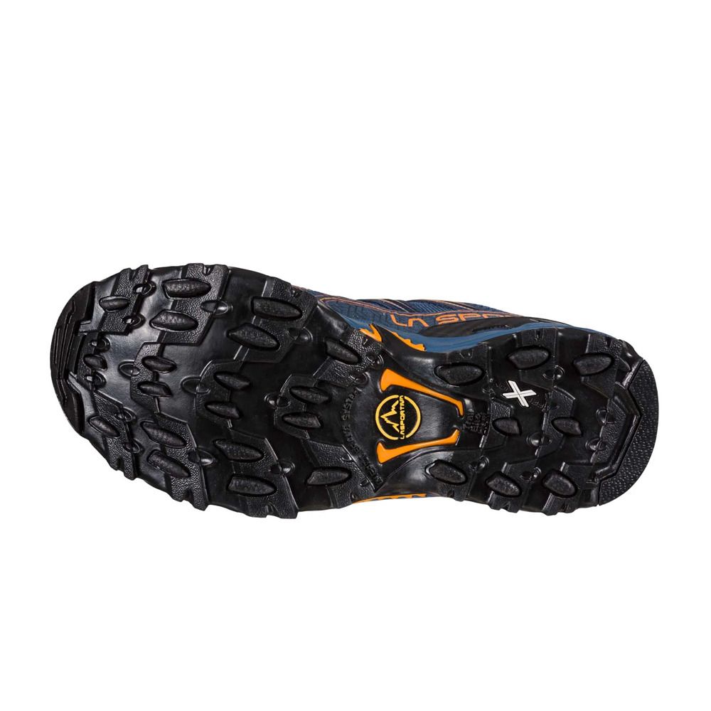 La Sportiva ULTRA RAPTOR II - Chaussures trail Femme denim/rouge