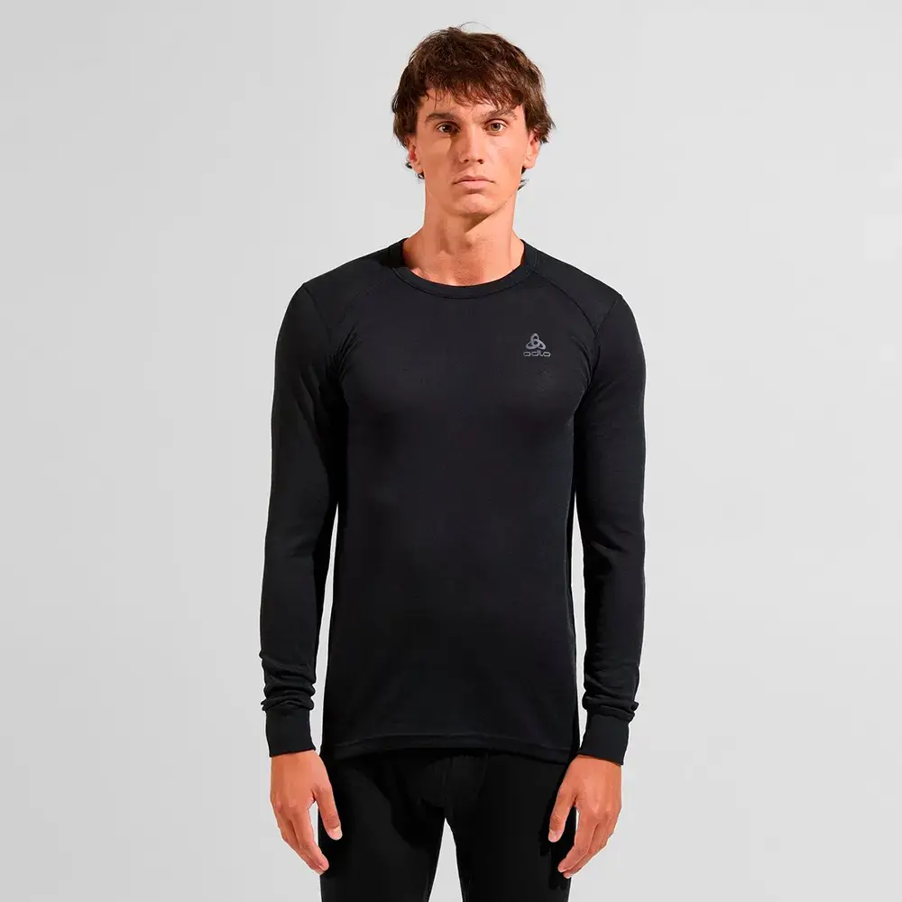 Odlo SUW Active Warm Thermoshirt Lange Mouwen 2Pack Zwart/Groen Heren